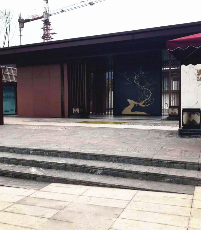 宜宾泷门售楼部内外装石材